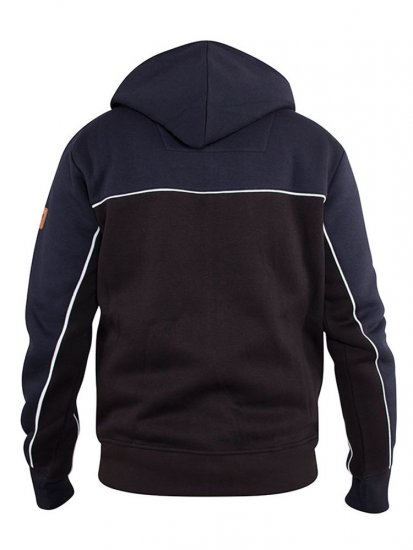 D555 Vincent Full Zip Hoody With Chest And Sleeve Piping Detail - φούτερ/Φούτερ με κουκούλα - φούτερ/Φούτερ με κουκούλα ανδρικά μεγάλα μεγέθη 