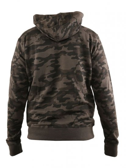 D555 Antonio Camo Printed Zip Through Hoody - φούτερ/Φούτερ με κουκούλα - φούτερ/Φούτερ με κουκούλα ανδρικά μεγάλα μεγέθη 