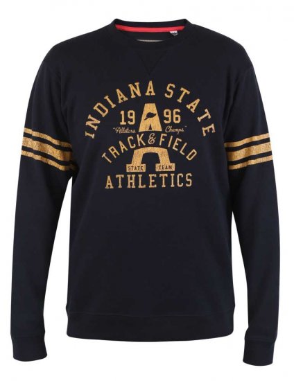 D555 Charlestown Navy Sweatshirt - φούτερ/Φούτερ με κουκούλα - φούτερ/Φούτερ με κουκούλα ανδρικά μεγάλα μεγέθη 