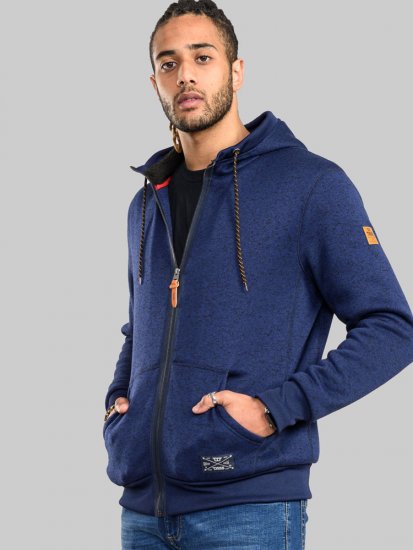 D555 Callington Hoodie With Sherpa Lining - φούτερ/Φούτερ με κουκούλα - φούτερ/Φούτερ με κουκούλα ανδρικά μεγάλα μεγέθη 