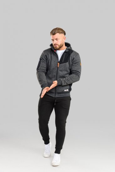 D555 Crofton Hoodie With Sherpa Lining - φούτερ/Φούτερ με κουκούλα - φούτερ/Φούτερ με κουκούλα ανδρικά μεγάλα μεγέθη 
