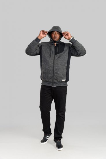 D555 Crofton Hoodie With Sherpa Lining - φούτερ/Φούτερ με κουκούλα - φούτερ/Φούτερ με κουκούλα ανδρικά μεγάλα μεγέθη 