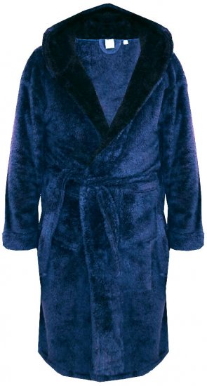 D555 Newquay Bathrobe Navy - Εσώρουχα/Μαγιό - Aνδρικά Εσώρουχα μεγάλα μεγέθη