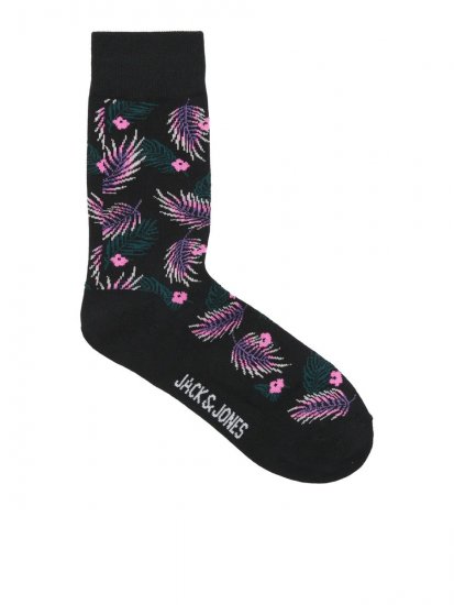 Jack & Jones Pineapple Skulls Κάλτσες Μαύρο 3-pack - Εσώρουχα/Μαγιό - Aνδρικά Εσώρουχα μεγάλα μεγέθη
