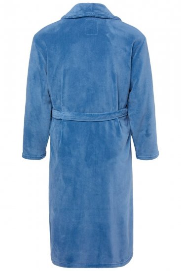 JP1880 Bathrobe with Spacious Pockets Denim Blue - Εσώρουχα/Μαγιό - Aνδρικά Εσώρουχα μεγάλα μεγέθη