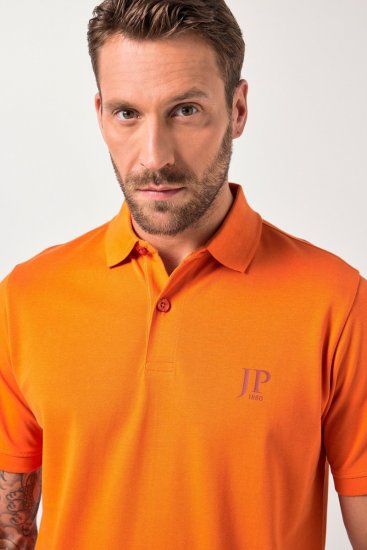 JP1880 Polo Shirts 2-pack Piqué Red Orange - Πόλο μπλουζάκια - Aνδρικά μπλουζακια πολο μεγάλα μεγέθη