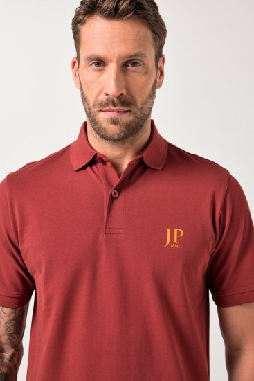 JP1880 Polo Shirts 2-pack Piqué Red Orange - Πόλο μπλουζάκια - Aνδρικά μπλουζακια πολο μεγάλα μεγέθη