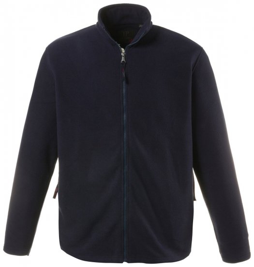 JP1880 705552 Μπουφάν fleece με όρθιο γιακά Σκούρο μπλε TALL - TALL Μπουφάν - Μπουφάν TALL για Ψηλούς Άνδρες
