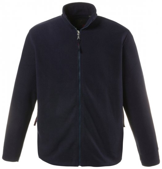 JP1880 705552 Μπουφάν fleece με όρθιο γιακά Σκούρο μπλε - Αθλητικά ρούχα & Outdoor - Aθλητικα ρούχα μεγάλα μεγέθη ανδρικά