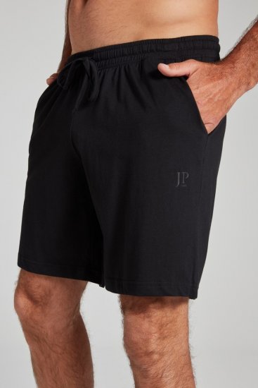 JP1880 Shorts Elastic Waistband Black - Αθλητικές φόρμες/σορτσάκια - Αθλητικές Φόρμες ανδρικεσ μεγάλα μεγέθη