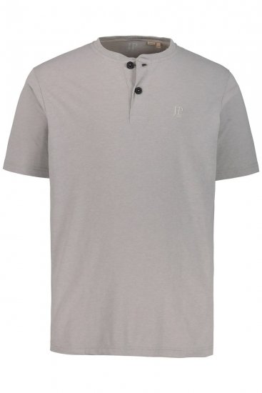 JP1880 708420 Μπλούζα Henley σετ 2 Γκρι μελανζέ - Μακό μπλουζάκια - Aνδρικά μπλουζεσ μεγάλα μεγέθη