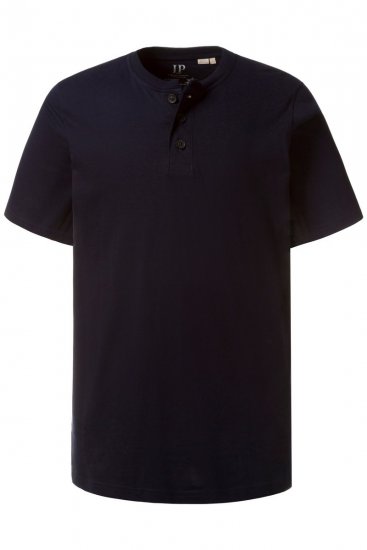 JP1880 708420 Μπλούζα Henley σετ 2 Σκούρο μπλε - Μακό μπλουζάκια - Aνδρικά μπλουζεσ μεγάλα μεγέθη
