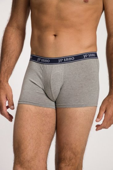 JP1880 Boxershorts Flexnamic 2-Pack Navy/Grey - Εσώρουχα/Μαγιό - Aνδρικά Εσώρουχα μεγάλα μεγέθη