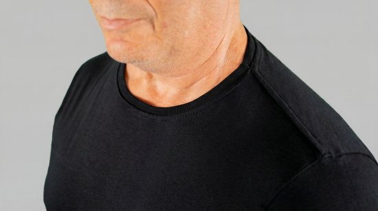 20 Nodi Mezzogiorno Sports T-Shirt Black - Μακό μπλουζάκια - Aνδρικά μπλουζεσ μεγάλα μεγέθη