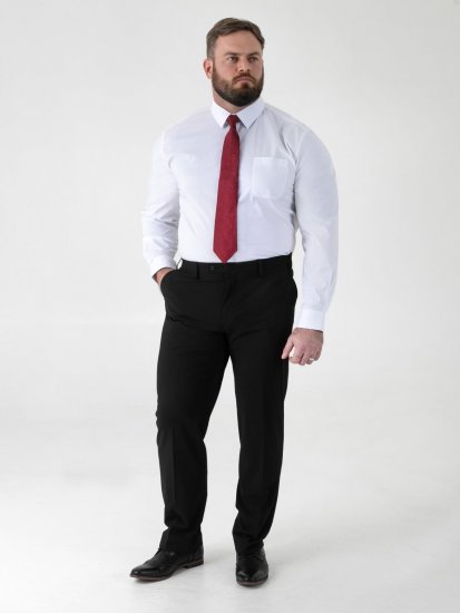 D555 Ted 4 Way Stretch Tailored Trouser Μαύρο - Κουστούμια - κοστουμια ανδρικά μεγάλα μεγέθη
