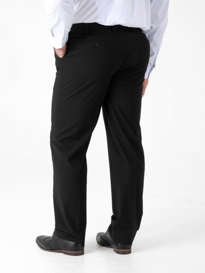 D555 Ted 4 Way Stretch Tailored Trouser Μαύρο - Κουστούμια - κοστουμια ανδρικά μεγάλα μεγέθη