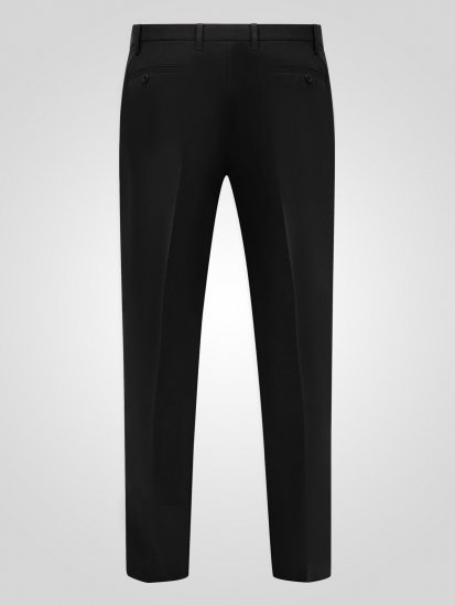 D555 Ted 4 Way Stretch Tailored Trouser Μαύρο - Κουστούμια - κοστουμια ανδρικά μεγάλα μεγέθη