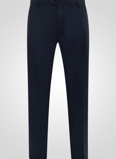 D555 Ted 4 Way Stretch Tailored Trouser Μπλε μαρέν - Κουστούμια - κοστουμια ανδρικά μεγάλα μεγέθη