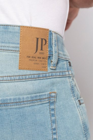 JP1880 Jeans Regular Fit 5-Pocket Bleached Denim - Τζιν και παντελόνια - Aνδρικα τζιν παντελόνια μεγάλα μεγέθη