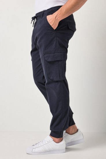 JP1880 Stretchy FLEXNAMIC Cargo Pants Navy - Παντελόνια cargo - Aνδρικά Cargo παντελόνια μεγάλα μεγέθη