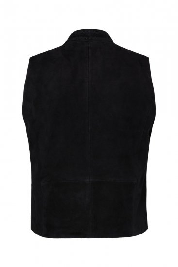 JP1880 Vest Goat Suede Traditional Black - Γιορτινά ρούχα - Γιορτινά ρούχα – Για να γιορτάζεις με στυλ και άνεση