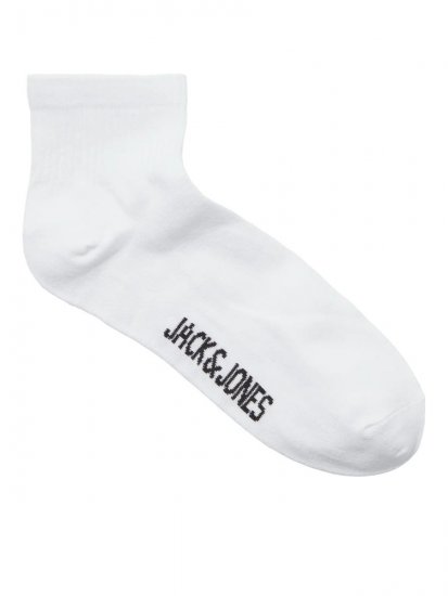 Jack & Jones Leon Κάλτσες τένις Λευκό 3-pack - Εσώρουχα/Μαγιό - Aνδρικά Εσώρουχα μεγάλα μεγέθη