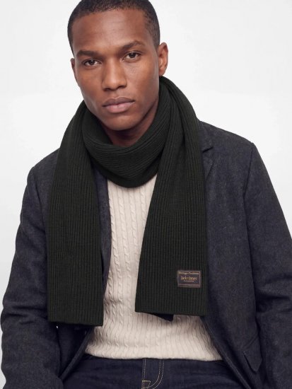 Jack & Jones Attitude Κασκόλ Μαύρο - Κασκόλ - 