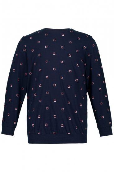 JP1880 Two-piece Pyjamas Long Sleeve and Long Trousers Navy - Εσώρουχα/Μαγιό - Aνδρικά Εσώρουχα μεγάλα μεγέθη