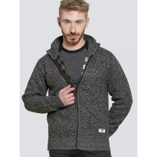 D555 Braxton Sweater Charcoal - φούτερ/Φούτερ με κουκούλα - φούτερ/Φούτερ με κουκούλα ανδρικά μεγάλα μεγέθη 