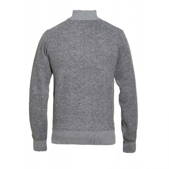 D555 Zane Sweater Grey - φούτερ/Φούτερ με κουκούλα - φούτερ/Φούτερ με κουκούλα ανδρικά μεγάλα μεγέθη 