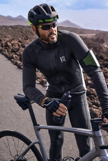 JP1880 Jay-Pi QuickDry Cycling Jacket Black - Αθλητικά ρούχα & Outdoor - Aθλητικα ρούχα μεγάλα μεγέθη ανδρικά