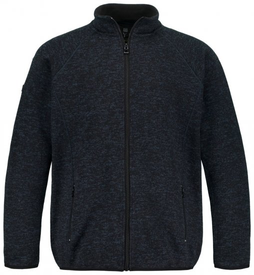 Jay-Pi 802394 Πλεκτό μπουφάν fleece Σκούρο μπλε TALL - TALL Μπουφάν - Μπουφάν TALL για Ψηλούς Άνδρες