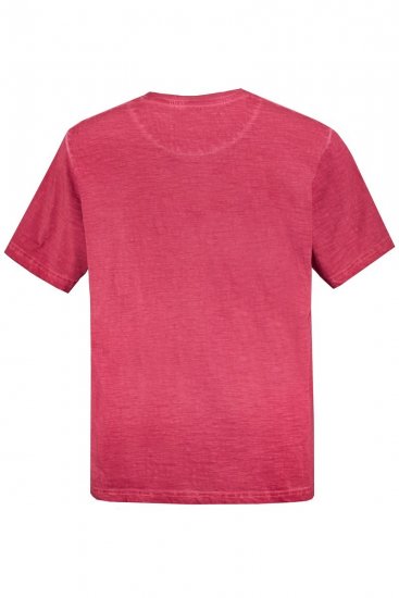 JP1880 AC/DC World Tour Graphic Comfort Fit Band T-Shirt Dark Red - Μακό μπλουζάκια - Aνδρικά μπλουζεσ μεγάλα μεγέθη