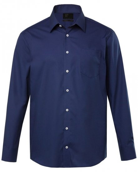 JP1880 Shirt Business Long Sleeve Navy - Πουκάμισα - Aνδρικά πουκαμισα μεγαλα μεγάλα μεγέθη