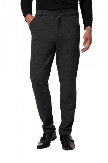 JP1880 New York Flexnamic Παντελόνι chino από ζέρσεϊ Ανθρακί - Κουστούμια - κοστουμια ανδρικά μεγάλα μεγέθη