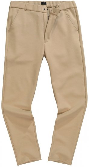 JP1880 New York Flexnamic Παντελόνι chino από ζέρσεϊ Μπεζ - Κουστούμια - κοστουμια ανδρικά μεγάλα μεγέθη