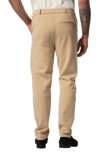 JP1880 New York Flexnamic Παντελόνι chino από ζέρσεϊ Μπεζ - Κουστούμια - κοστουμια ανδρικά μεγάλα μεγέθη
