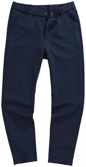 JP1880 New York Flexnamic Παντελόνι chino από ζέρσεϊ Σκούρο μπλε - Κουστούμια - κοστουμια ανδρικά μεγάλα μεγέθη