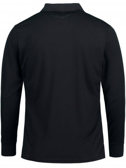 JP1880 Jay-Pi QuickDry Long Sleeve Golf Polo Shirt Black - Αθλητικά ρούχα & Outdoor - Aθλητικα ρούχα μεγάλα μεγέθη ανδρικά