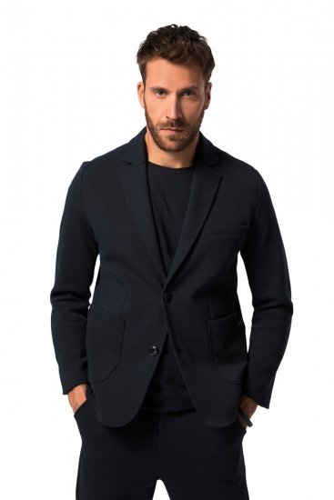 JP1880 New York Flexnamic Σακάκι από ζέρσεϊ Σκούρο μπλε - Κουστούμια - κοστουμια ανδρικά μεγάλα μεγέθη