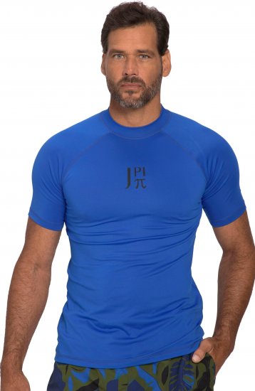 JP1880 Jay-Pi Short Sleeve Swim Shirt Blue - Αθλητικά ρούχα & Outdoor - Aθλητικα ρούχα μεγάλα μεγέθη ανδρικά