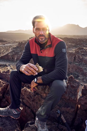 JP1880 Jay-Pi Flexnamic QuickDry Trekking Pants Black - Αθλητικά ρούχα & Outdoor - Aθλητικα ρούχα μεγάλα μεγέθη ανδρικά