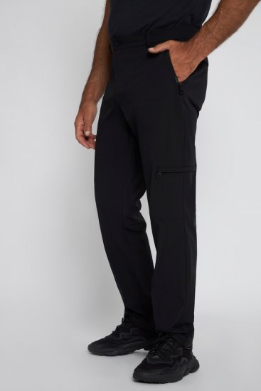 JP1880 Jay-Pi Flexnamic QuickDry Trekking Pants Black - Αθλητικά ρούχα & Outdoor - Aθλητικα ρούχα μεγάλα μεγέθη ανδρικά