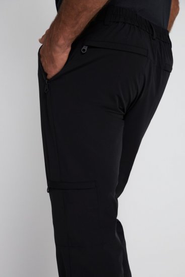JP1880 Jay-Pi Flexnamic QuickDry Trekking Pants Black - Αθλητικά ρούχα & Outdoor - Aθλητικα ρούχα μεγάλα μεγέθη ανδρικά