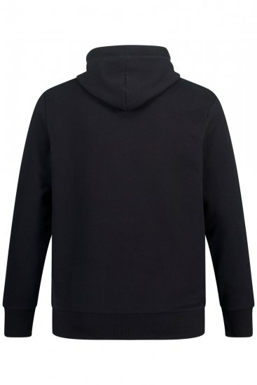 JAY-PI Hoodie with Soft Brushed Interior Black - φούτερ/Φούτερ με κουκούλα - φούτερ/Φούτερ με κουκούλα ανδρικά μεγάλα μεγέθη 