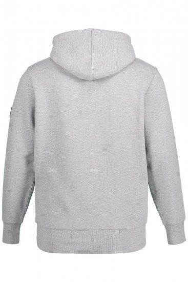 JAY-PI Hoodie with Soft Brushed Interior Grey - φούτερ/Φούτερ με κουκούλα - φούτερ/Φούτερ με κουκούλα ανδρικά μεγάλα μεγέθη 