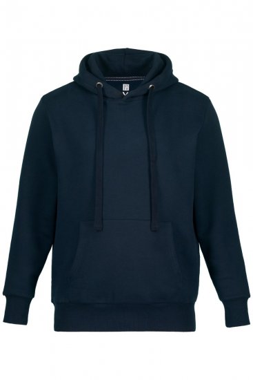 JAY-PI Hoodie with Soft Brushed Interior Navy - φούτερ/Φούτερ με κουκούλα - φούτερ/Φούτερ με κουκούλα ανδρικά μεγάλα μεγέθη 