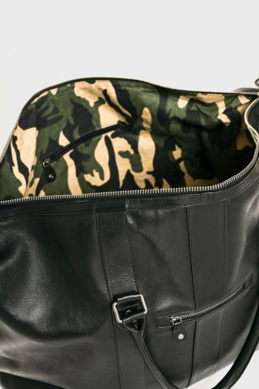JP1880 810787 Σάκος ταξιδιού από δέρμα νάπα αρνιού Μαύρο - Τσάντες - 