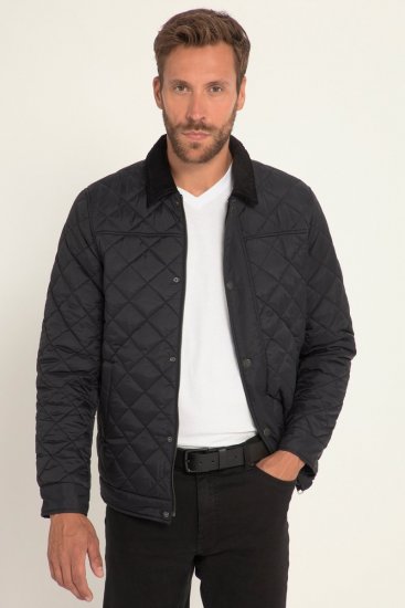 JP1880 Jacket Quilted Black - Μπουφάν - Aνδρικά μπουφαν μεγάλα μεγέθη