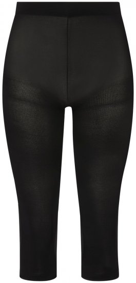 Ulla Popken 815580 Κολάν καλσόν 3/4 με προστασία μηρών 80 den Μαύρο - Καλσόν & κάλτσες - 